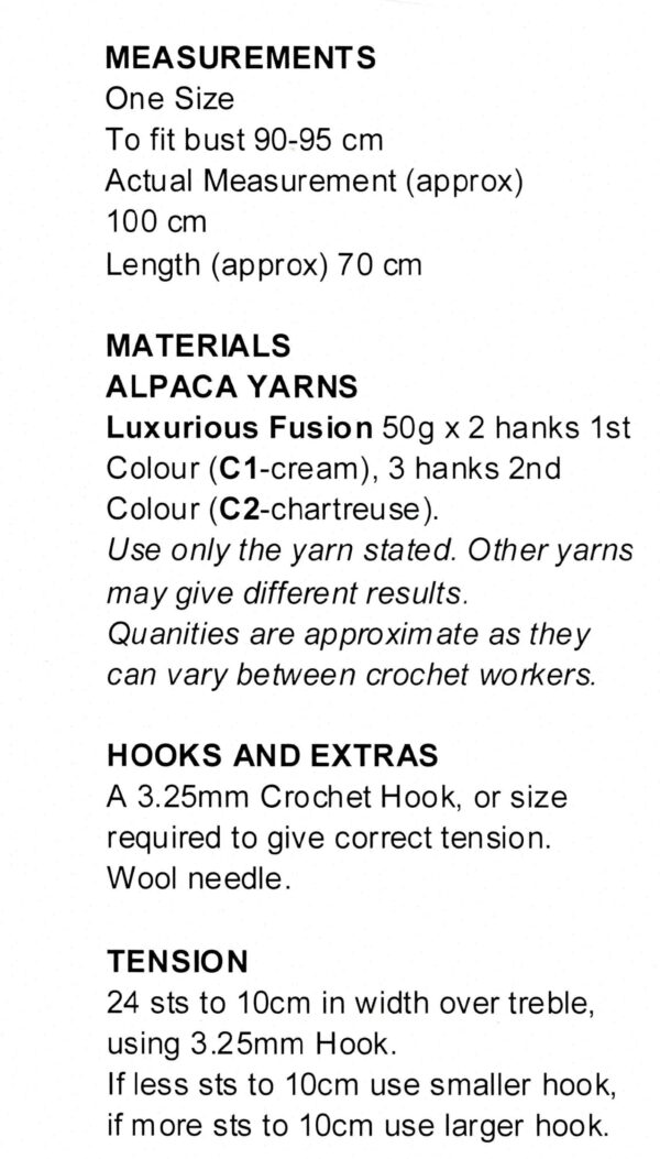 Alpaca Yarn Crochet Leaflet 2018 - Image 2